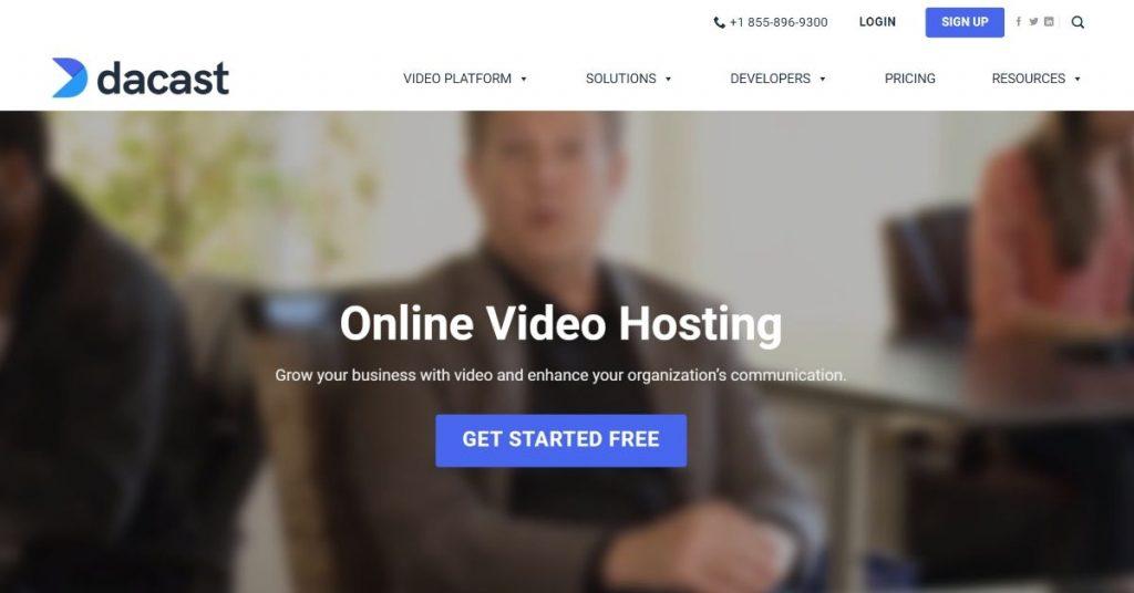 Dacast online OTT streaming platform