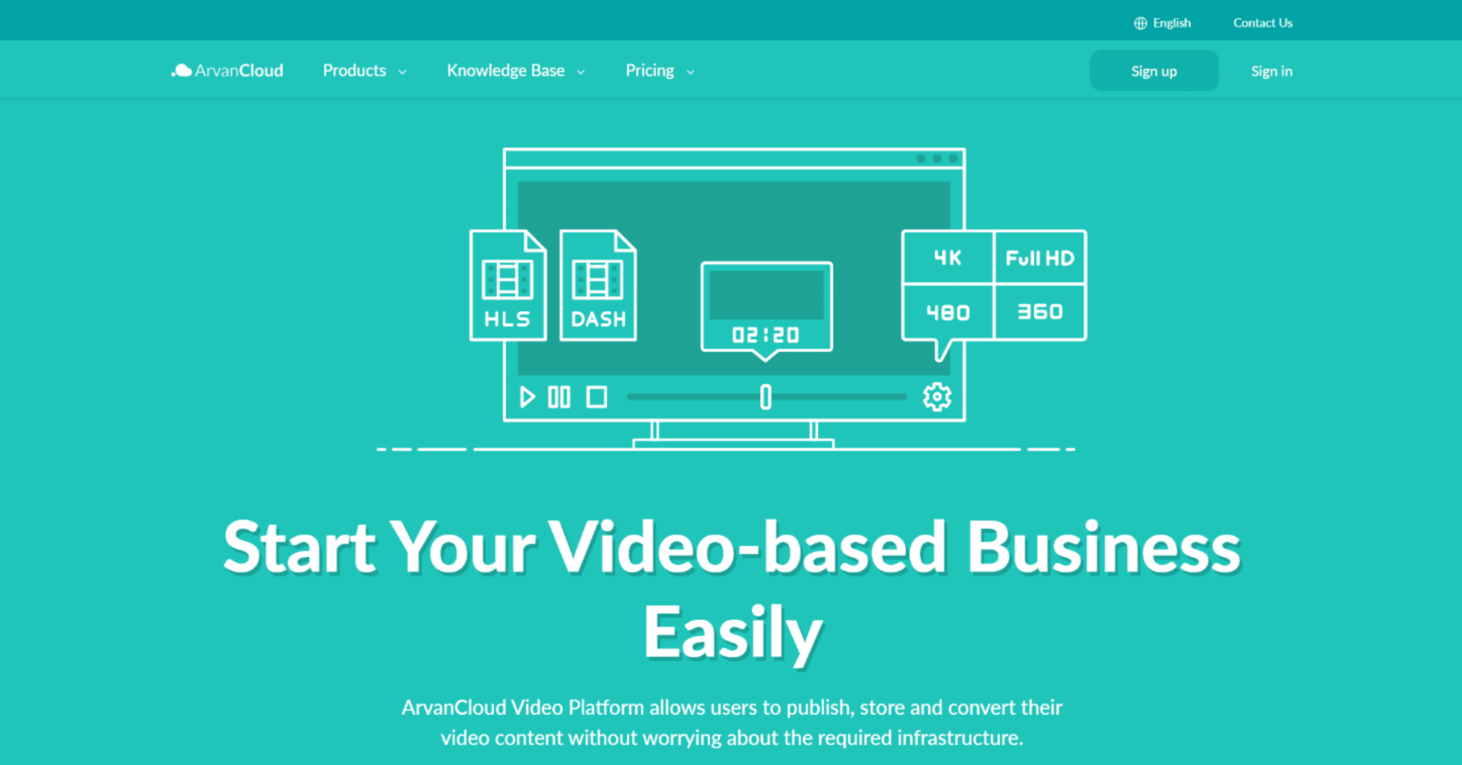 ArvanCloud - free vod video on demand platform