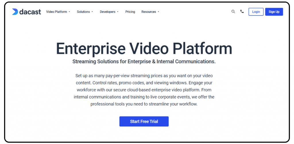 Video Streaming Solutions, Video Delivery Platforms